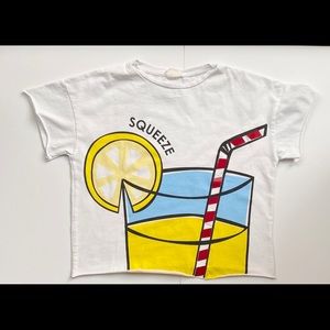 Zara Girls Lemonade Sum 18 Top